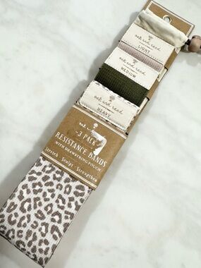 OAK & REED Three Pack Multicoloured Resistance Bands